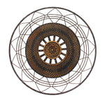 Sagebrook Home 12655-01DS 18" Metal Mandala Wall Sculpture Ds