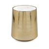 IMAX Worldwide Home Briar Metal and Marble Drum Table