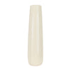 Sagebrook Home 18627-03 Ceramic, 24" Etched Lines Cylinder Vase, Cotton