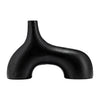Sagebrook Home 17760-01 Metal, 8", Abstract Vase, Black