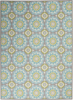 Nourison Sun N` Shade Contemporary Jade Area Rug