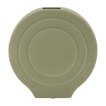 Sagebrook Home 17443-02 Dol, 7" Round Vase, Dark Sage