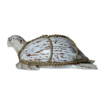 Sagebrook Home 18035 Coconut, 13" Turtle, White/Brown