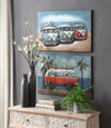 IMAX Worldwide Home Surfs Up Van Dimensional Wall Decor , Set of 2