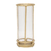 Sagebrook Home 18513-02 Metal, 13" Hurricane Holder, Gold