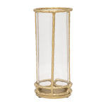 Sagebrook Home 18513-02 Metal, 13" Hurricane Holder, Gold