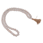 Sagebrook Home 17059-03 Wood, 30", 1"ouble Bead Garland, Antique Gray