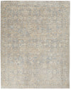 Nourison Silken Weave s Ivory Blue Area Rug
