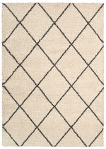 Nourison Brisbane Contemporary Ivory/Charcoal Area Rug