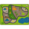 Flagship Carpets FA1844 Dino Map Rectangle Rug