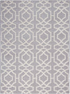 Nourison Joli Contemporary Grey/White Area Rug