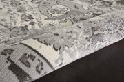 Nourison Tahoe Modern Transitional Ivory/Grey Area Rug