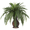 Nearly Natural Boston Fern w/Urn Silk Plant