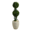 Nearly Natural T2616 3.5` Topiary Artificial Tree in Sand Colored Planter