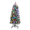 Nearly Natural T3515 4`Artificial Christmas Tree with 40 Multi Color Globe Bulbs
