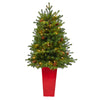 Nearly Natural T2290 3.5’ Artificial Christmas Tree with 50 Clear Lights