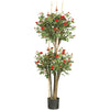 Nearly Natural 5` Mini Rose Silk Tree