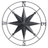 Nearly Natural 7145 40`` Washed Nautical Metal Compass Wall Art Decor