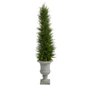 Nearly Natural T2605 4.5` Cypress Artificial Tree in Decorative Urn