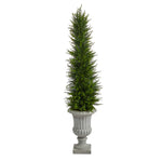 Nearly Natural T2605 4.5` Cypress Artificial Tree in Decorative Urn