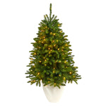 Nearly Natural T2253 50” Artificial Christmas Tree with 150 Clear LED Lights