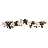 Nearly Natural 4196 6' Artificial Magnolia, Pine & Berries  Garland