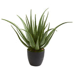 Nearly Natural 6353 26" Artificial Green Aloe Plant