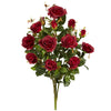 Nearly Natural 28`` Garden Rose Artificial Plant (Set of 2)