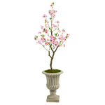 Nearly Natural T2498 5` Cherry Blossom Artificial Tree in Sand Finished Urn