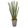 Nearly Natural 4243 24" Artificial Green Bamboo Shoot Plant in Decorative Planter