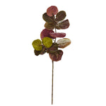 Nearly Natural 2160-S3 49" Artificial Sea Grape Flower, Multicolor, Set of 3