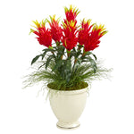 Nearly Natural 39``Dragon Fruit Artificial Plant in Decorative Urn