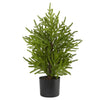 Nearly Natural 2` Norfolk Island Pine ``Natural Look`` Artificial Tree in Decorative Planter