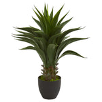 Nearly Natural 6331 28" Artificial Green Agave Plant