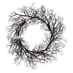 Nearly Natural W1200 30`` Halloween Gazing Eyeballs Twig Wreath