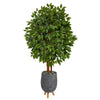 Nearly Natural T2153 63`` Super Artificial Tree in Planter with Stand