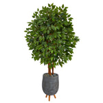 Nearly Natural T2153 63`` Super Artificial Tree in Planter with Stand