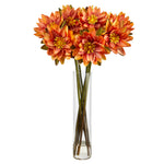 Nearly Natural 30'' Lotus Artificial Arrangement in Cylinder Vases