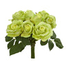 Nearly Natural Rose Bush Artificial Flower (Set of 2)