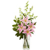 Nearly Natural Lily and Dancing Lady Orchid Artificial Arrangement