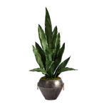 Nearly Natural P1584 27” Sansevieria Artificial Plant in Metal Bowl