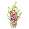 Nearly Natural Peony and Dancing Daisy Artificial Arrangement