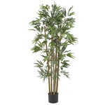 Nearly Natural 4` Multi Bambusa Bamboo Silk Tree