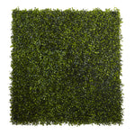 Nearly Natural 6141-S12 12" x 10" Artificial Green Boxwood Mat, Set of 12