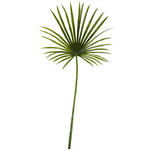 Nearly Natural 2213-S2 50" Artificial Green Fan Palm Spray Plant, Set of 2