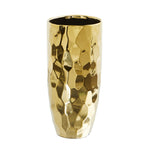 Nearly Natural 0761-S1 10” Designer Gold Cylinder Vases