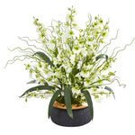 Nearly Natural 19'' Dancing Lady Artificial Arrangement in Vase