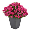 Nearly Natural Geranium Artificial Plant in Slate Plater UV Resistant (Indoor/Outdoor)