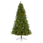 Nearly Natural 7` New Hampshire Fir Artificial Christmas Tree with 450 Clear LED Lights