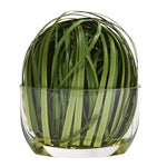 Nearly Natural 4252 9" Artificial Green Weaving Grass Arrangement in Vase
